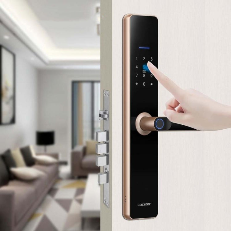 Wifi Fingerprint Lock Home Security Door Password Lock Supports APP Remote Unlocking, A61 (Space Gray), A61 (Rose Gold) Wifi Fingerprint Lock Home Security Door Password Lock Supports APP Remote Unlocking, A61 (Space Gray), A61 (Rose Gold)